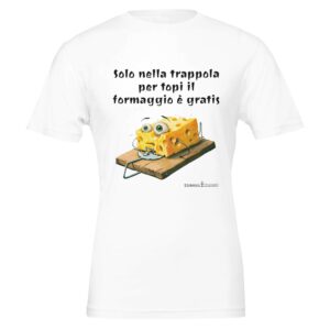 T-shirt girocollo Unisex: Trappola per topi