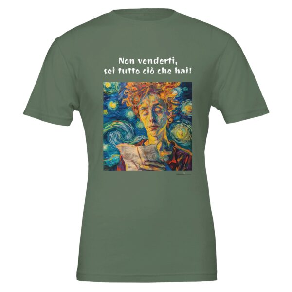 T-shirt girocollo Unisex dark: Van Gogh