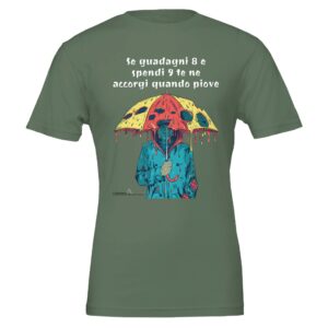 T-shirt girocollo Unisex dark: Ombrello